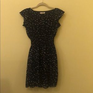 Navy Heart Dress from London